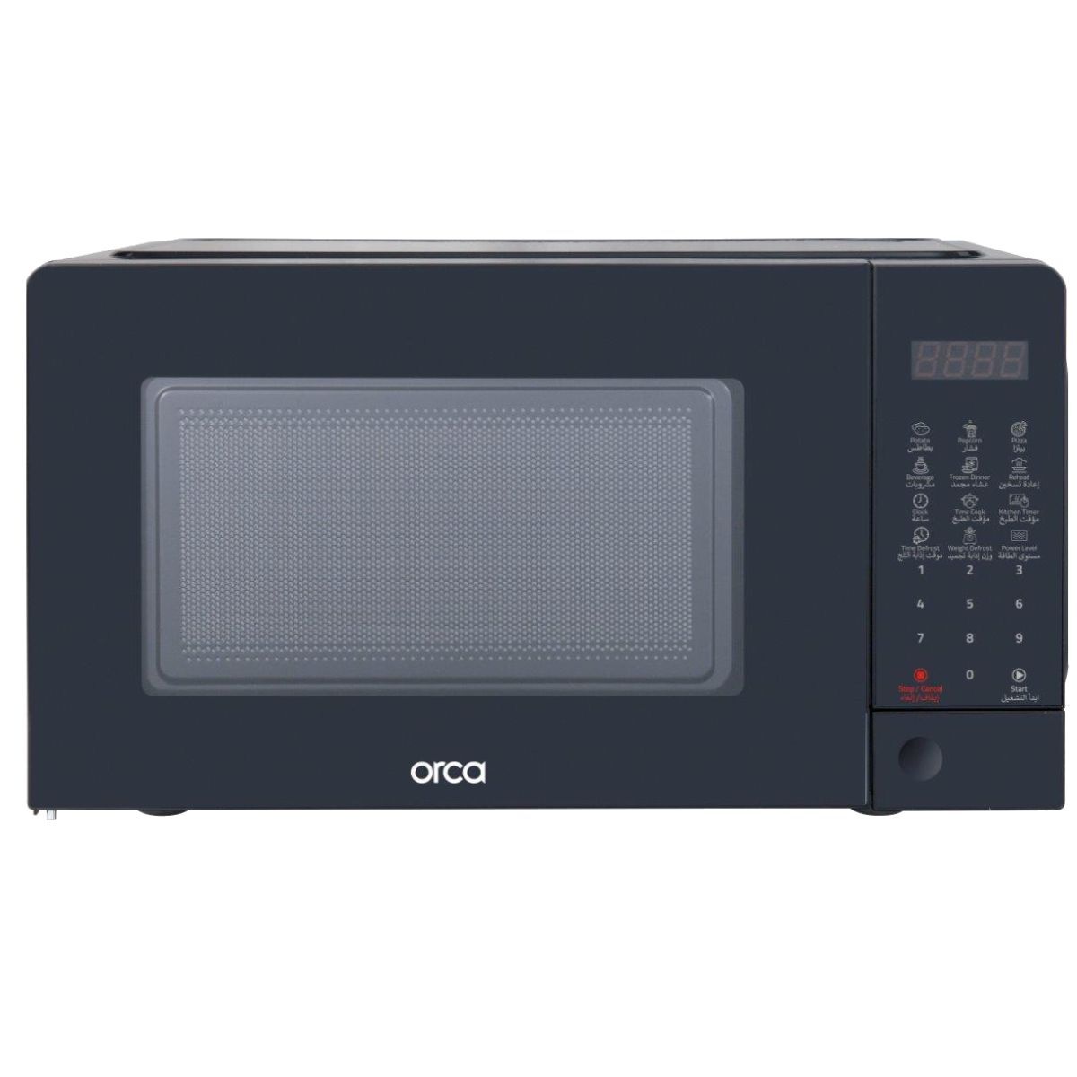 Orca Digital Microwave 20 Liters 700 Watts - Black - OR-MWO-B20LD