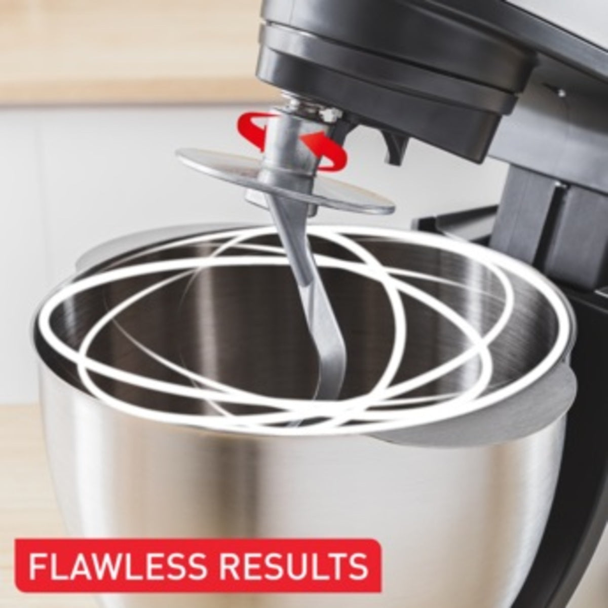 Moulinex Bake Essential Stand Mixer 4.8 Liters 800 Watts - QA160127