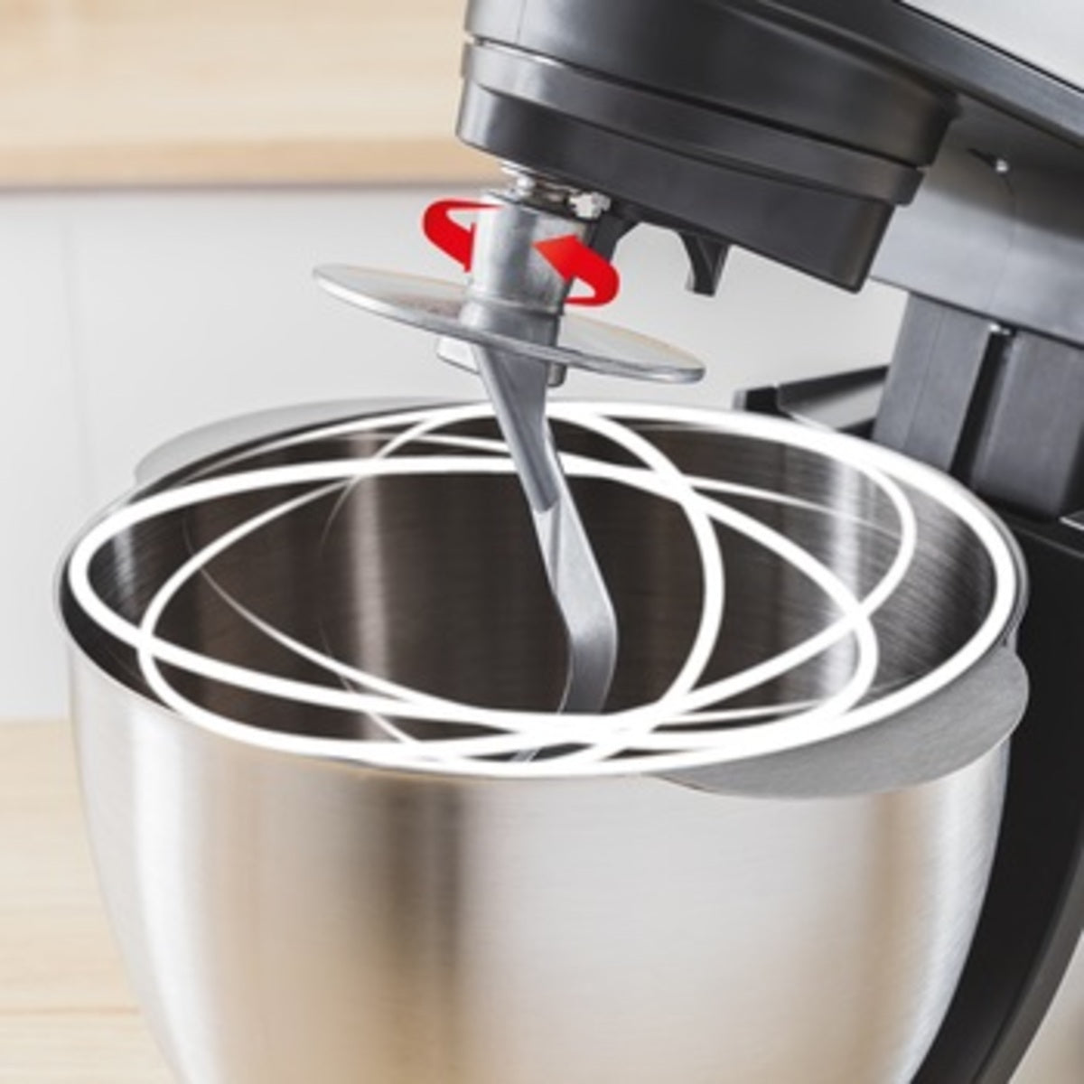 Moulinex Bake Partner Kitchen Machine 1100 Watts 4.6 Liters - QA525827