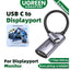 UGREEN USB-C to DisplayPort Cable - 8K / Up to 8K @ 60Hz