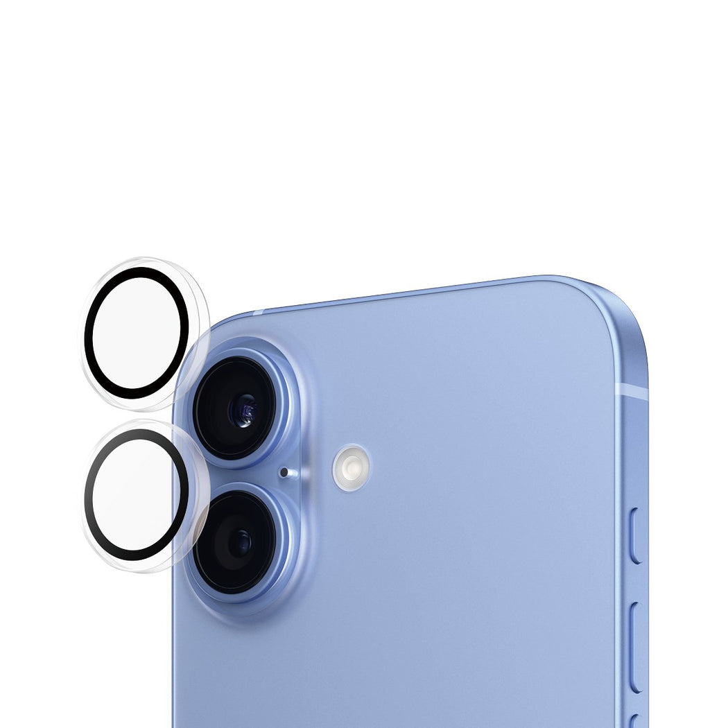 PanzerGlass Hoops Transparent Lens Protector -for iPhone 16 / iPhone 16 Plus / Rings
