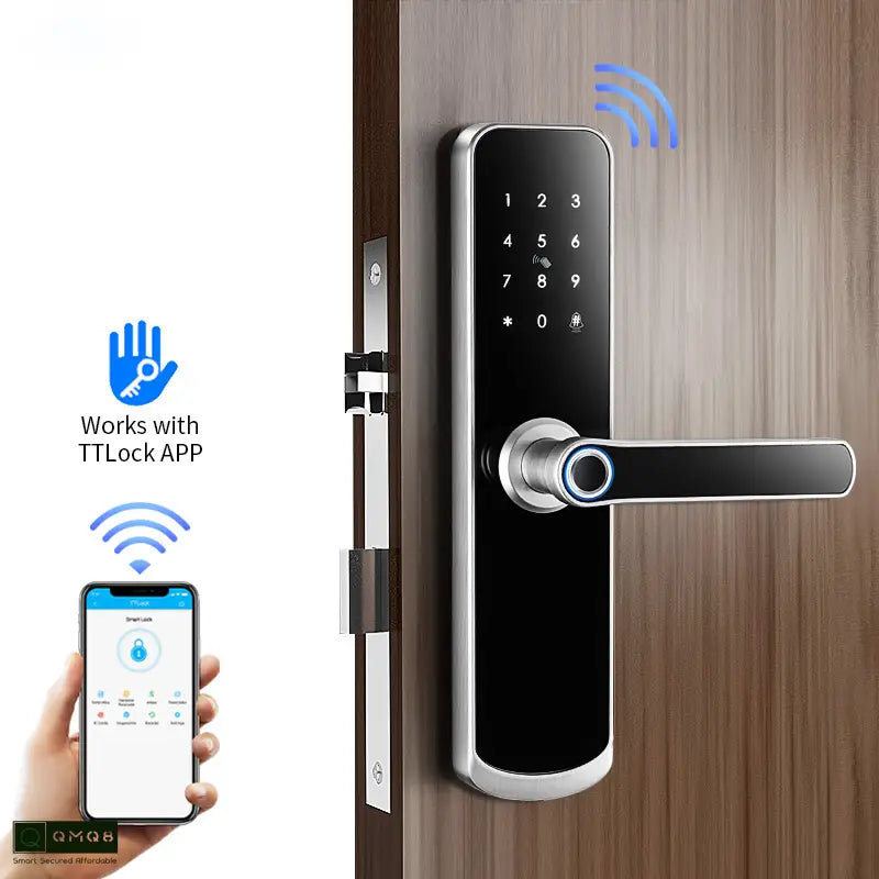Gopeta Smart TTlock for the wooden doors H03-GP - Bronze