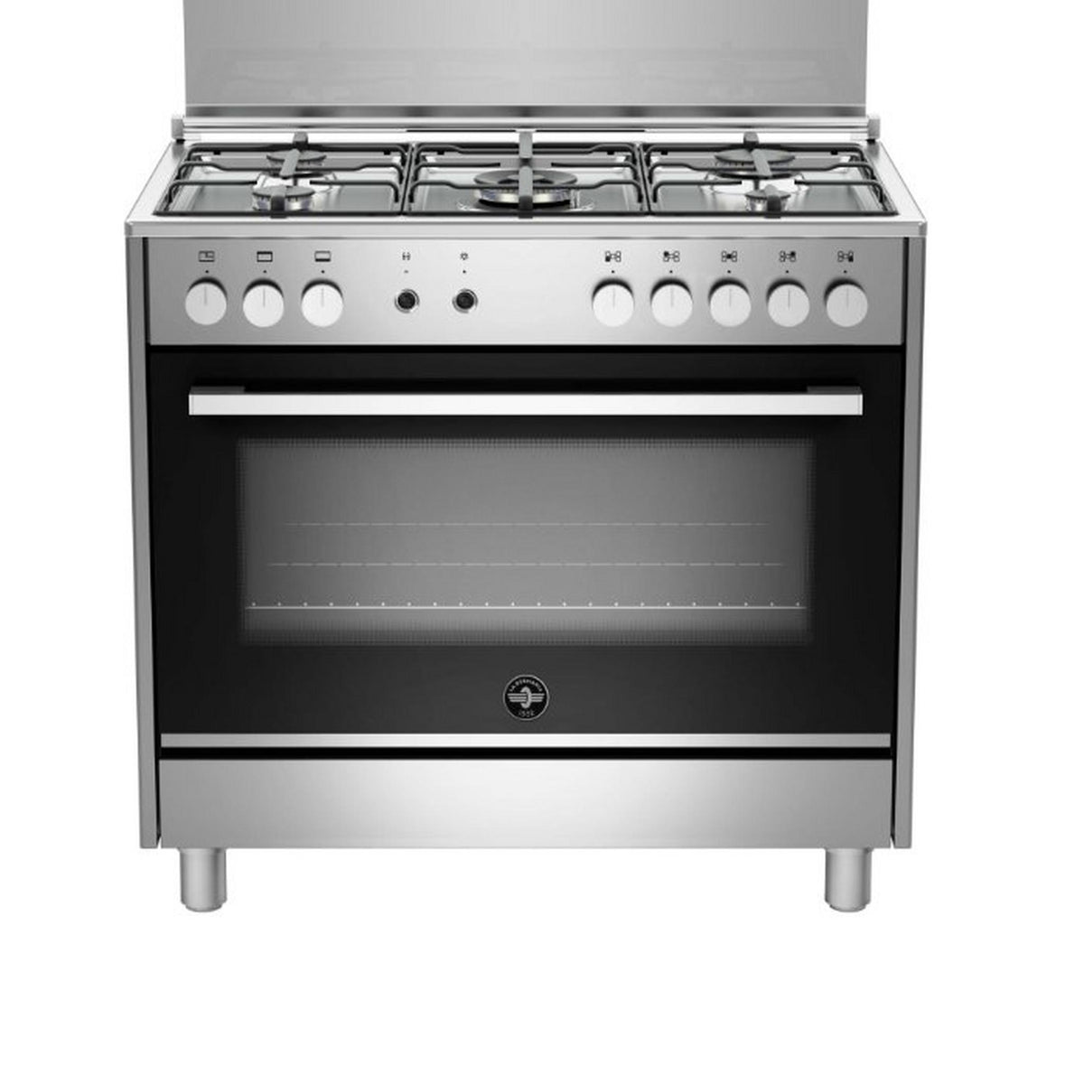 Lagermania 5 Burners Gas Cooker, 90x60cm, TUS95C31DX - Silver