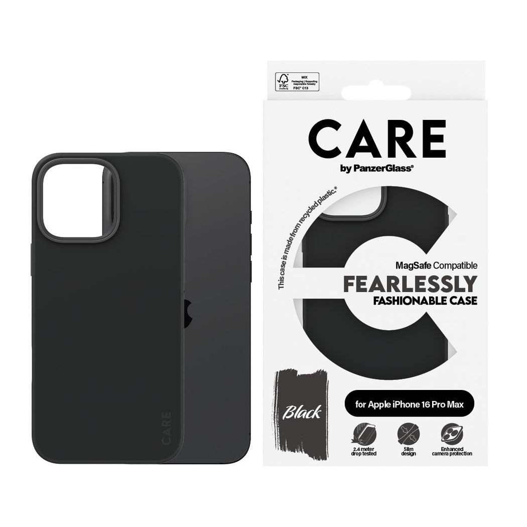 PanzerGlass® Fashion MagSafe Case For iPhone 16 Pro Max - Black