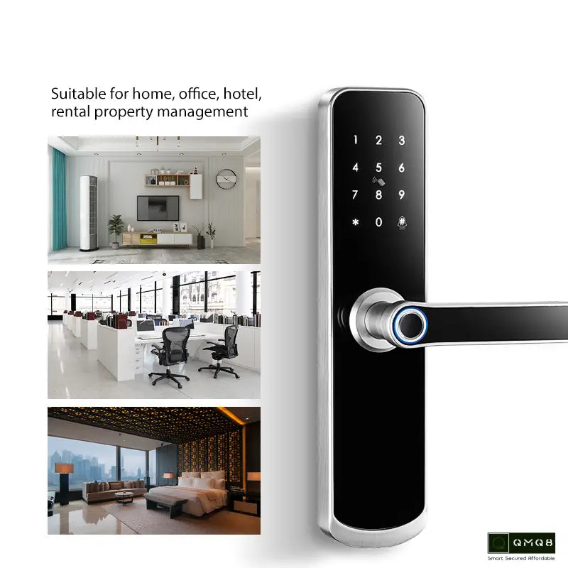 Gopeta Smart TTlock for the wooden doors H03-GP - Bronze