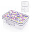 COOL LEVEL Healthy Transparent Compartment Lunchbox  F26 - Assorted