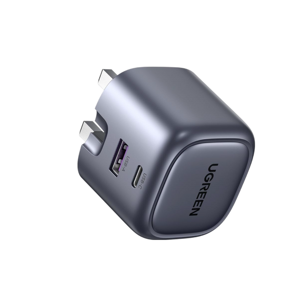 UGREEN Nexode 2-Port GaN Fast Charger UK - 35W / USB-A / USB-C