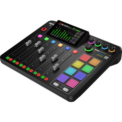 RODE RODECaster Pro II Integrated Audio Production Studio - Black