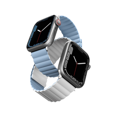 Uniq Revix Reversible Strap for Apple Watch 42/44/45mm - Arctic White / Blue