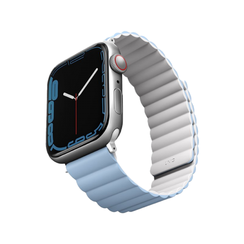 Uniq Revix Reversible Strap for Apple Watch 42/44/45mm - Arctic White / Blue