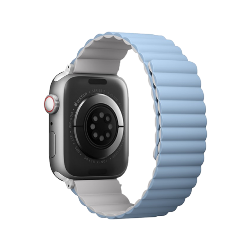 Uniq Revix Reversible Strap for Apple Watch 42/44/45mm - Arctic White / Blue