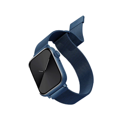 Uniq Dante Milanese Mesh Steel Strap for Apple Watch 42/44/45mm - Cobalt Blue
