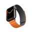 Uniq Revix Reversible Strap for Apple Watch 42/44/45mm - Charcoal Grey / Orange