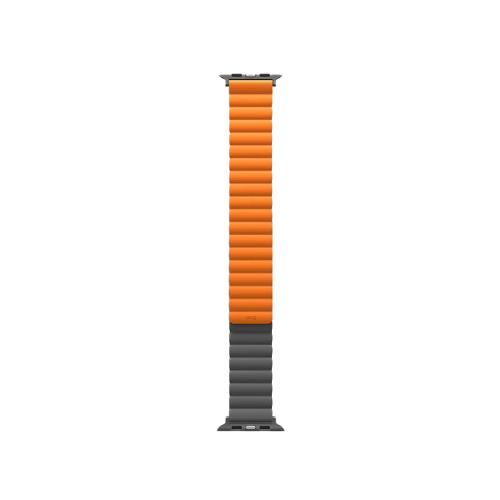 Uniq Revix Reversible Strap for Apple Watch 42/44/45mm - Charcoal Grey / Orange