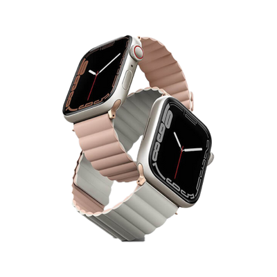 Uniq Revix Reversible Strap for Apple Watch 38/40/41mm - Blush Pink / Beige