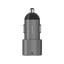 Energea AluDrive D60 USB-C PD30 Duo Port Aluminium 60W Car Charger - Gunmetal