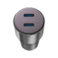 Energea AluDrive D60 USB-C PD30 Duo Port Aluminium 60W Car Charger - Gunmetal