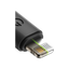 Energea Nyloflex USB-C to Lightning Cable 3M - Black