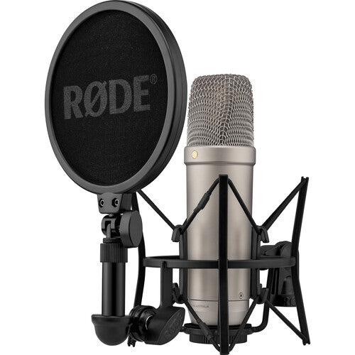 RODE NT1 5th Generation Large-Diaphragm Cardioid Condenser Microphone - Silver