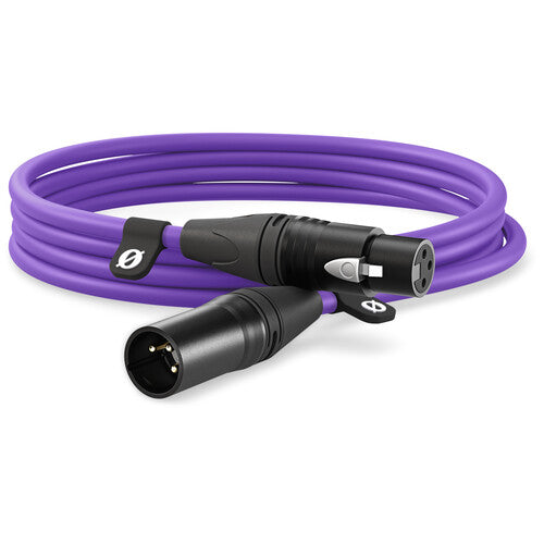 RODE XLR Male to XLR Female Cable (9.8',Purple)