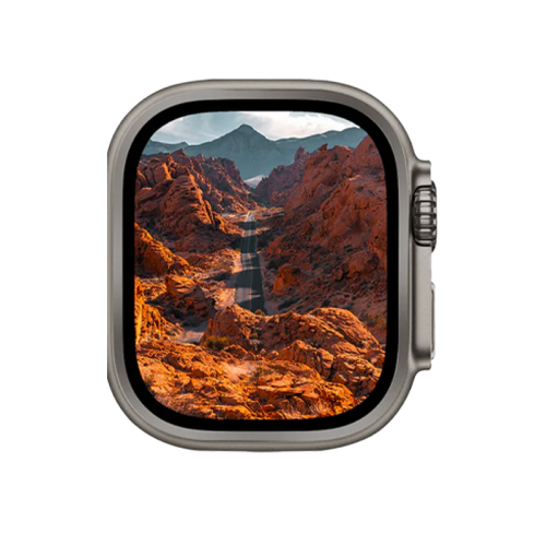 Uniq Optix Duo Pro Glass Protector & Stainless Steel Bezel for Apple Watch Ultra 49mm - Clear