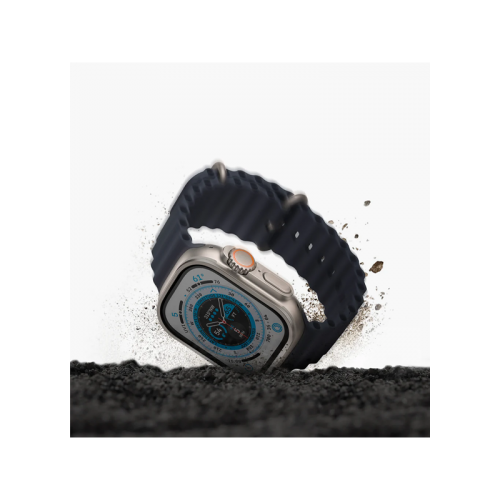 Uniq Optix Duo Pro Glass Protector & Stainless Steel Bezel for Apple Watch Ultra 49mm - Clear