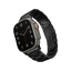 Uniq Osta Steel Strap With Steel Self Adjustable Links for Apple Watch 49/45/42mm - Midnight Black