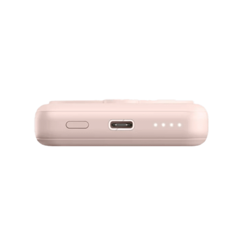 Energea Magpac Mini Ultra Slim Magsafe Compatible Power Bank With Stand 10000mAh - Pink