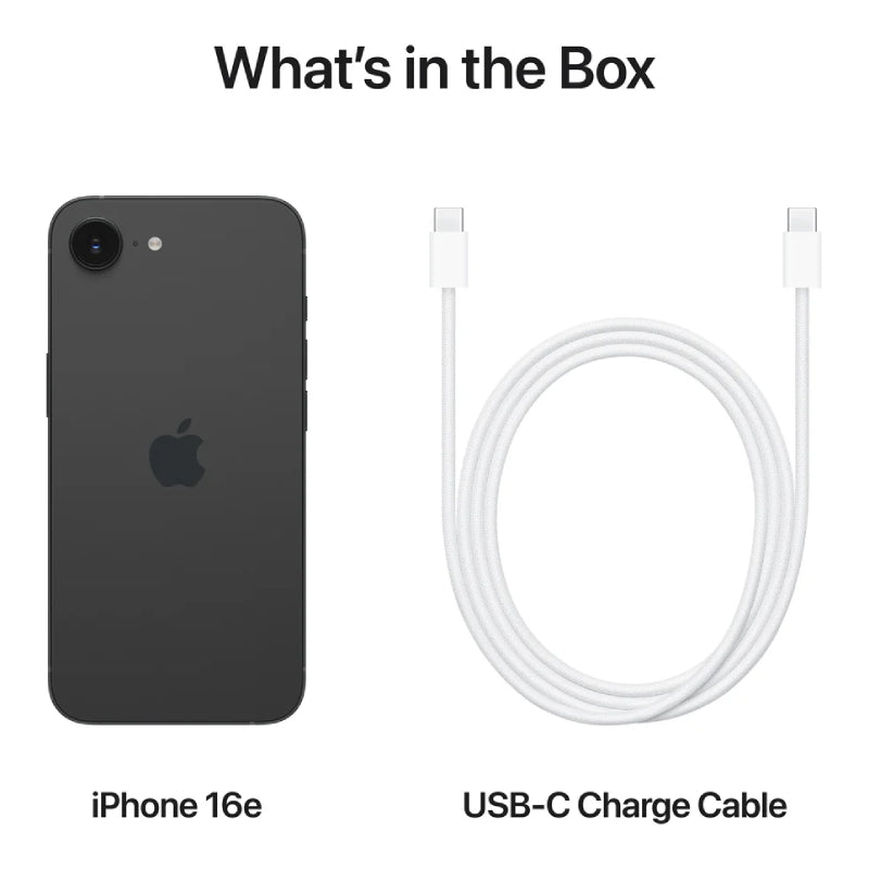 Apple iPhone 16e - 256GB / Black / 5G / 6.1’’ Mobiles & Tablets > Mobiles