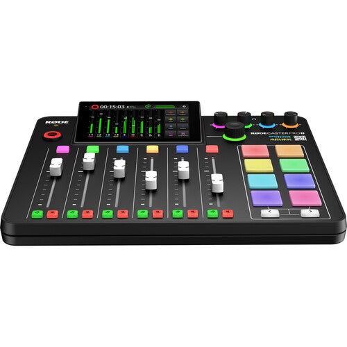 RODE RODECaster Pro II Integrated Audio Production Studio - Black