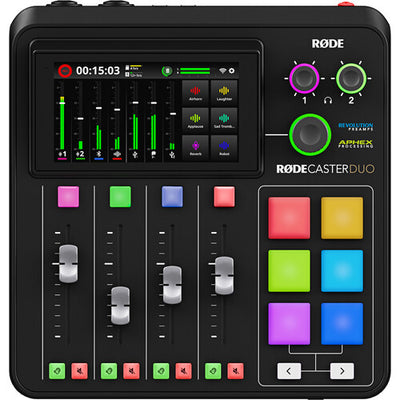 RODE RODECaster Duo Integrated Audio Production Studio - Black