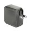 Energea TravelWorld 2-Port USB-C PD and 1-Port USB-A GaN 66W Travel Adapter - Gunmetal
