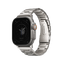 Uniq Osta Steel Strap With Steel Self Adjustable Links for Apple Watch 49/45/42mm - Titanium Silver