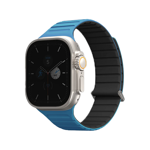 Uniq Revix Evo Reversible Strap For Apple Watch 49/45/44/42mm - Pacific Blue / Black