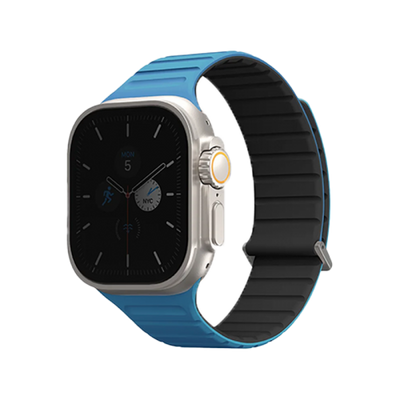 Uniq Revix Evo Reversible Strap For Apple Watch 49/45/44/42mm - Pacific Blue / Black