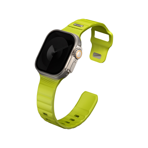 Uniq Stride FKM Strap for Apple Watch 49/45/44mm - Lime Green