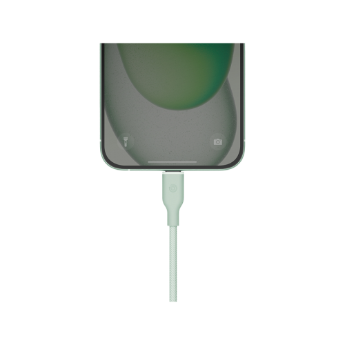 Bazic GoCharge Weave USB-C to USB-C 480Mbps 60W Cable 1.5M - Green