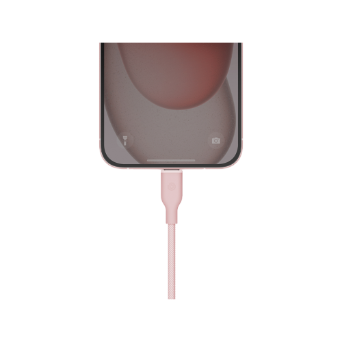 Bazic GoCharge Weave USB-C to USB-C 480Mbps 60W Cable 1.5M - Pink