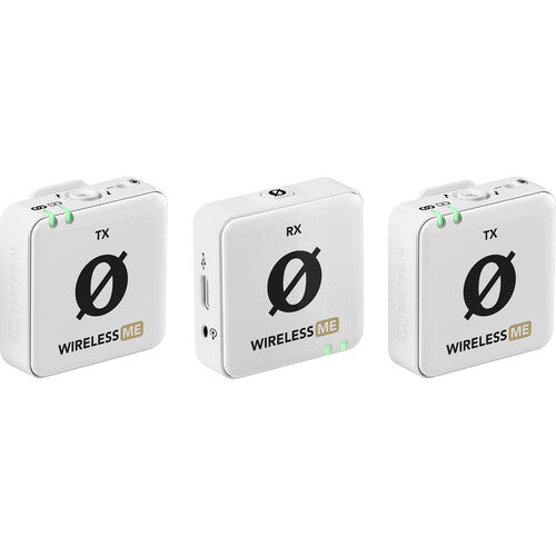 RODE Wireless ME Dual Compact Digital Wireless Microphone - White