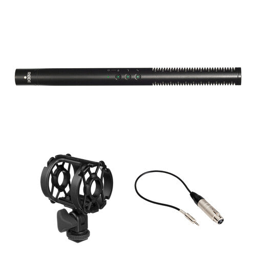 RODE NTG4+ Shotgun Microphone Kit with Shockmount and XLR to 3.5mm Cable