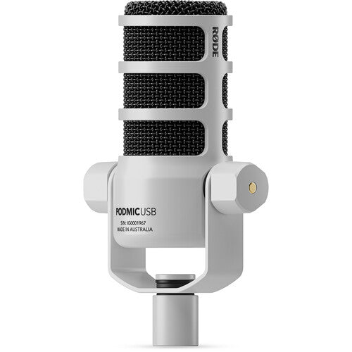 RODE PodMic USB and XLR Dynamic Broadcast Microphone - White