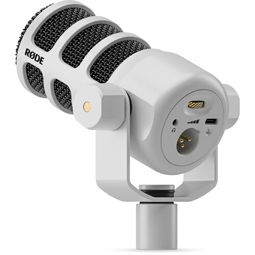 RODE PodMic USB and XLR Dynamic Broadcast Microphone - White