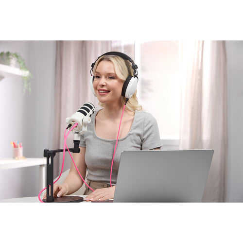 RODE PodMic USB and XLR Dynamic Broadcast Microphone - White