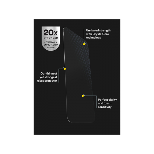 BodyGuardz PRTX Clear Screen Protector for iPhone 16