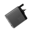 Energea Ampcharge 2-Port USB-C & 1-Port USB-A 100W GaN Wall Charger - Gunmetal