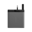 Energea Ampcharge 2-Port USB-C & 1-Port USB-A 100W GaN Wall Charger - Gunmetal