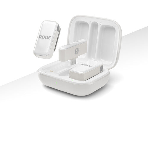 RODE Wireless Micro 2-Person Ultracompact Wireless Microphone / USB -C - White