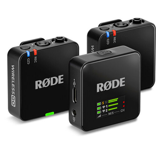 RODE Wireless GO (Gen 3) 2-Person Compact Digital Wireless Microphone - Black