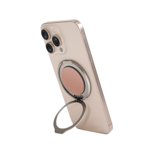 Uniq GripFit Classic 360 Phone Magnetic Mount With Built-in Kickstand - Blush Pink