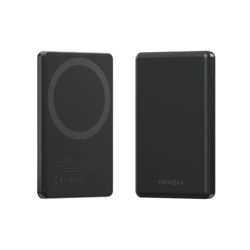 Energea AluPac Mini Aluminum MagSafe 5000mAh Power Bank - Gunmetal